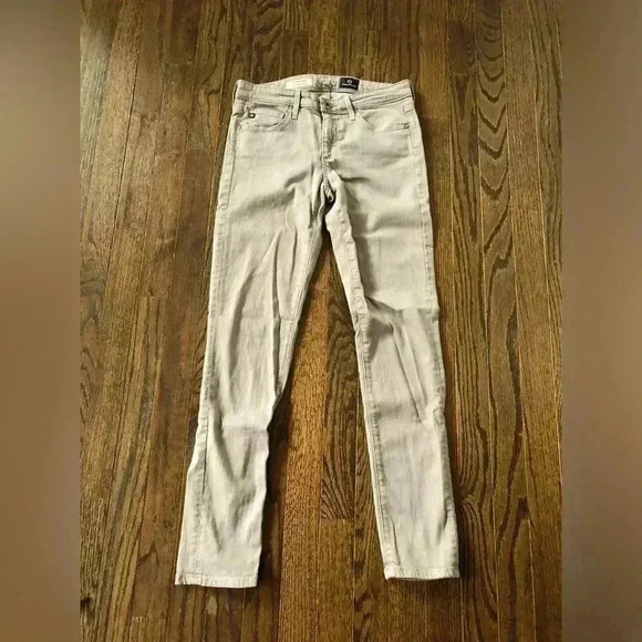 AG Adriano Goldschmied 26R The Stevie Ankle Slim Straight Ankle - Brownish Gray - Picture 1 of 12